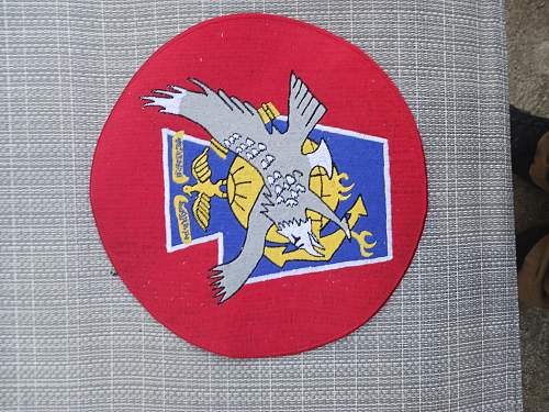 Korean war USMC AVIATION JACKET PATCH LARGE SIZE