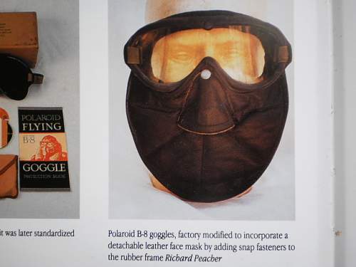 Polaroid B-8 goggles and mask