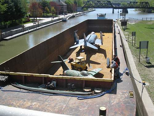 Planes in the canal