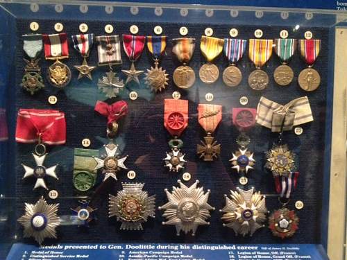 General &quot;Jimmy&quot; Doolittle's medals