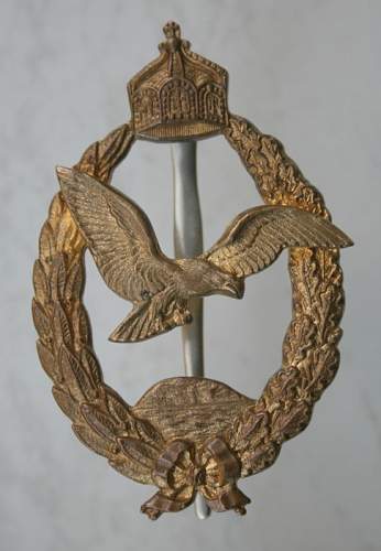 Post Your ORIGINAL WWI Opposing Forces Flight Badges!