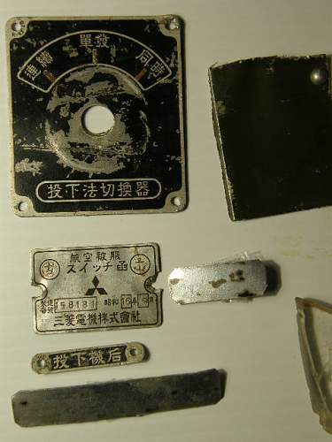 Japanese &quot;Betty&quot; Bomber Items
