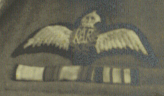 RAF wings worn on Army issue  Khaki battledress