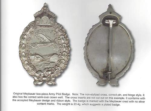 Pilot Badge WW1