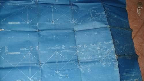 Original WW1 RFC Blue Prints Leaside Canada