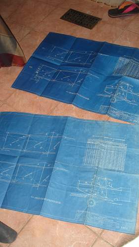 Original WW1 RFC Blue Prints Leaside Canada