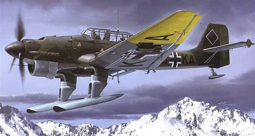 Winter WW2 aviation art