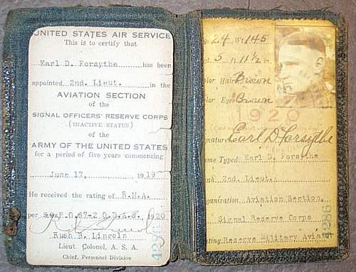 Lt. Earl Forsyth Foggia Italy Caproni Pilot