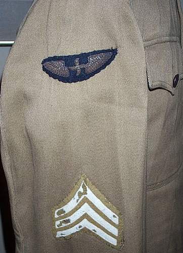 WW1 US Enlisted Aviator Uniform with Bullion Wing