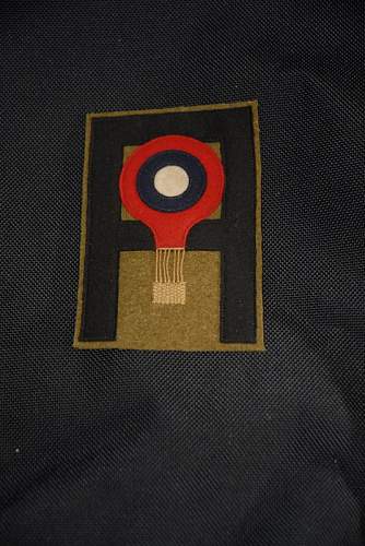 AEF, WWI First Army Patch, Balloon Section