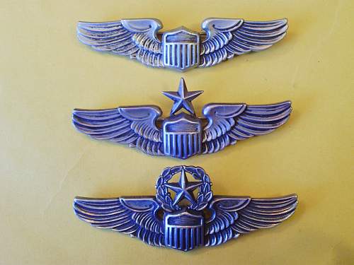 FAKE World War II Allied Cloth, Bullion &amp; Metal Wings