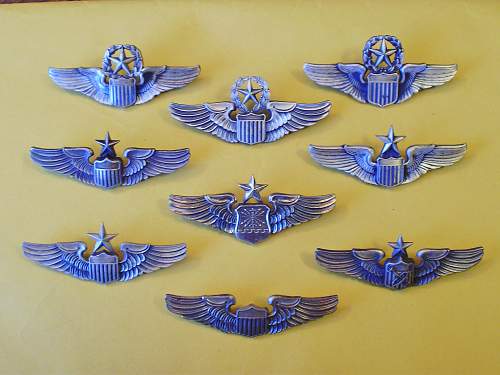 FAKE World War II Allied Cloth, Bullion &amp; Metal Wings