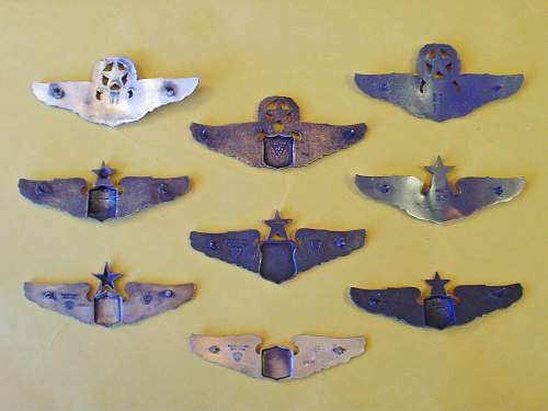 FAKE World War II Allied Cloth, Bullion &amp; Metal Wings