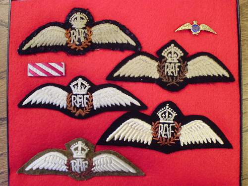 FAKE World War II Allied Cloth, Bullion &amp; Metal Wings