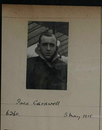 Pilot officer Fred Cardwell info