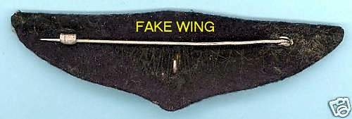 FAKE World War I Allied Forces Bullion &amp; Metal Wings