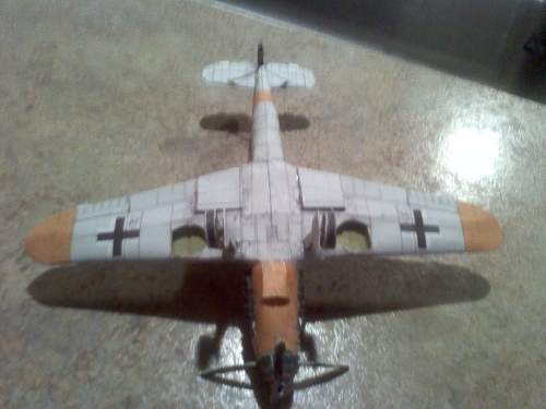 paper model of Messerschmitt BF-109