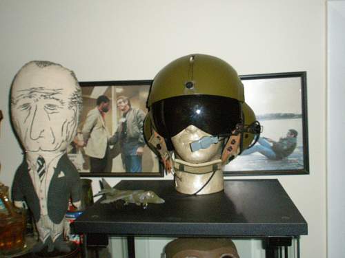 P-4A Helmet and MBU-3/P O2 mask