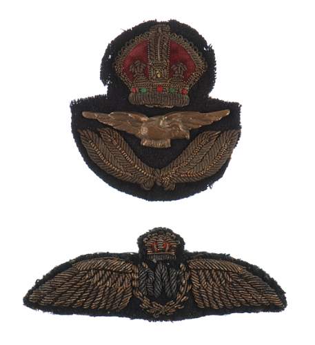 AGM: British WWI RAF No. 41 Squadron Pilot's Medals and Insignia Group