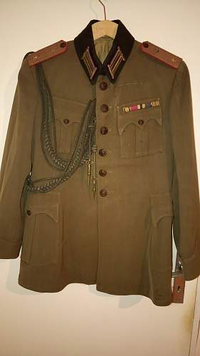 Bulgarian M36 Tunic and NCO cap