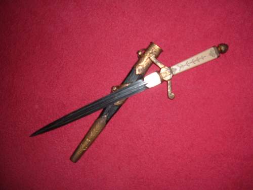 Prewar to 1940 Latvian Army Carl Eickhorn Parade Dagger, 100% original Prewar, please ?