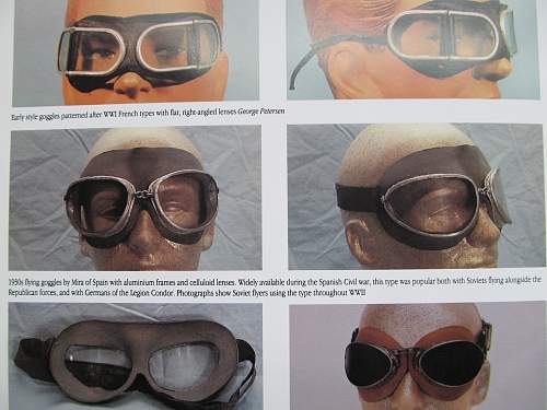 Pilots; Motorcyclist goggles ID