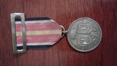 Commemorative spanish German medal.....