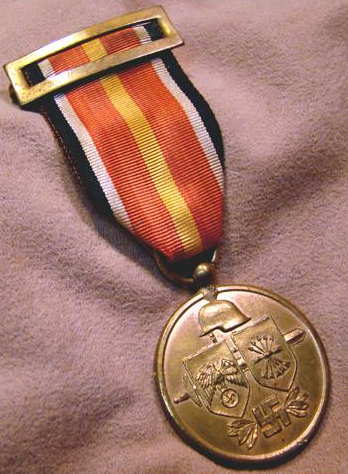 Commemorative spanish German medal.....