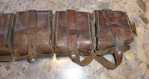 Spanish Civil War era Ammo Bandolier ?