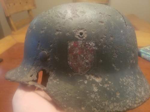 M 35 Croatian helmet relic