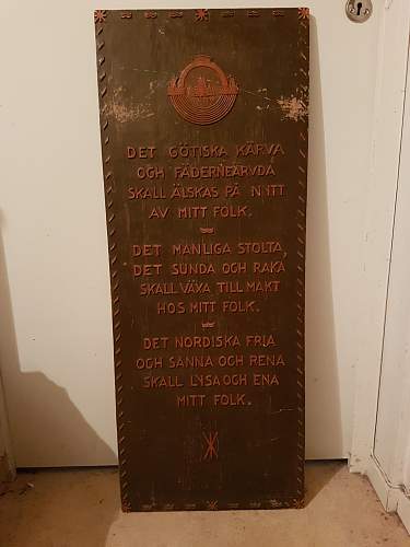 Rare Swedish NSAP items