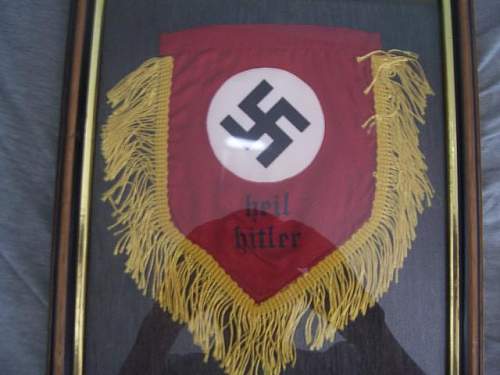 Mini Nazi German flags from Spain?