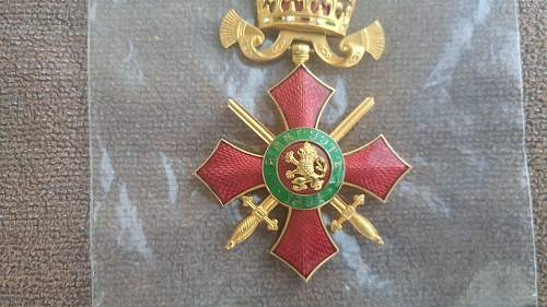 Bulgarian Order of Military Merit