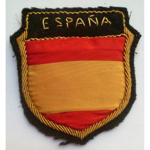 Spanish Blue Division Arm Shield for Review