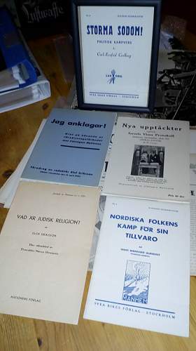 Rare Swedish NSAP items