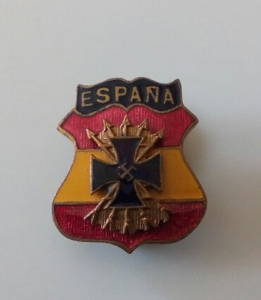 Spanish Blue Division Arm Shield for Review