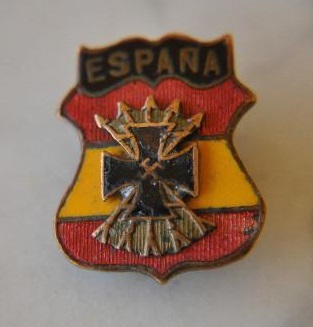 Spanish Blue Division Arm Shield for Review