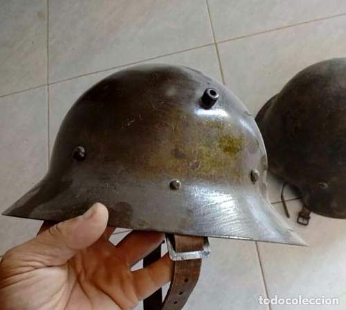 Czechoslovakian Spanish Civil War Helmet