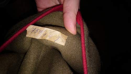 WW2 Royal Bulgarian general's overcoat