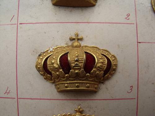 Spanish Insignia Sample Board