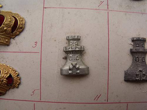 Spanish Insignia Sample Board