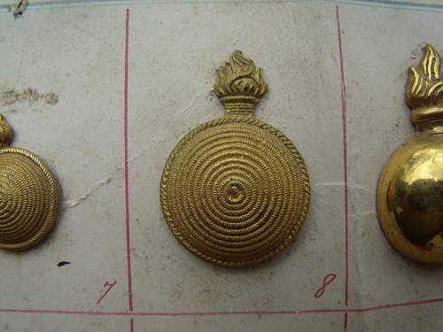 Spanish Insignia Sample Board