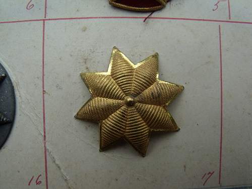 Spanish Insignia Sample Board