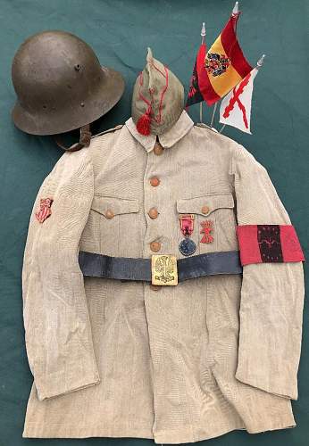 Spanish Nationalist Tunic of the civil war