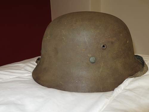 Hungarian 35M helmet - civil to combat??