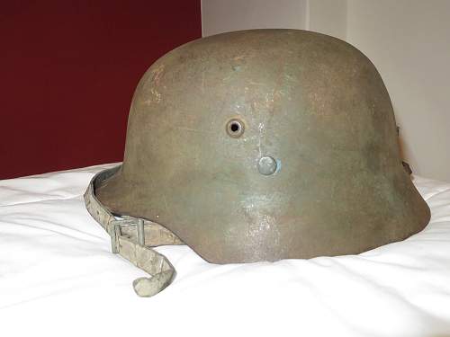 Hungarian 35M helmet - civil to combat??