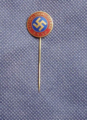 Swedish S.N.S.P stick pin