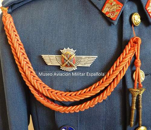 Spanish Blue Squadron pilot wing