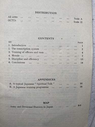 1944 Japanese Army periodical notes