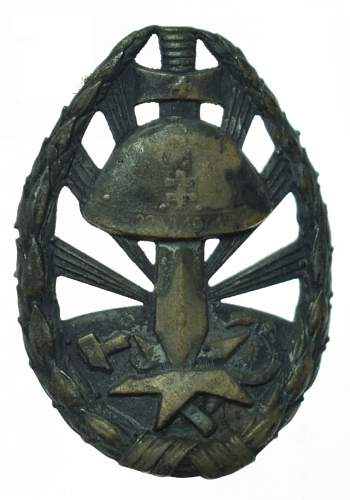 Slovak Badge of Honor for Service on the Eastern Front